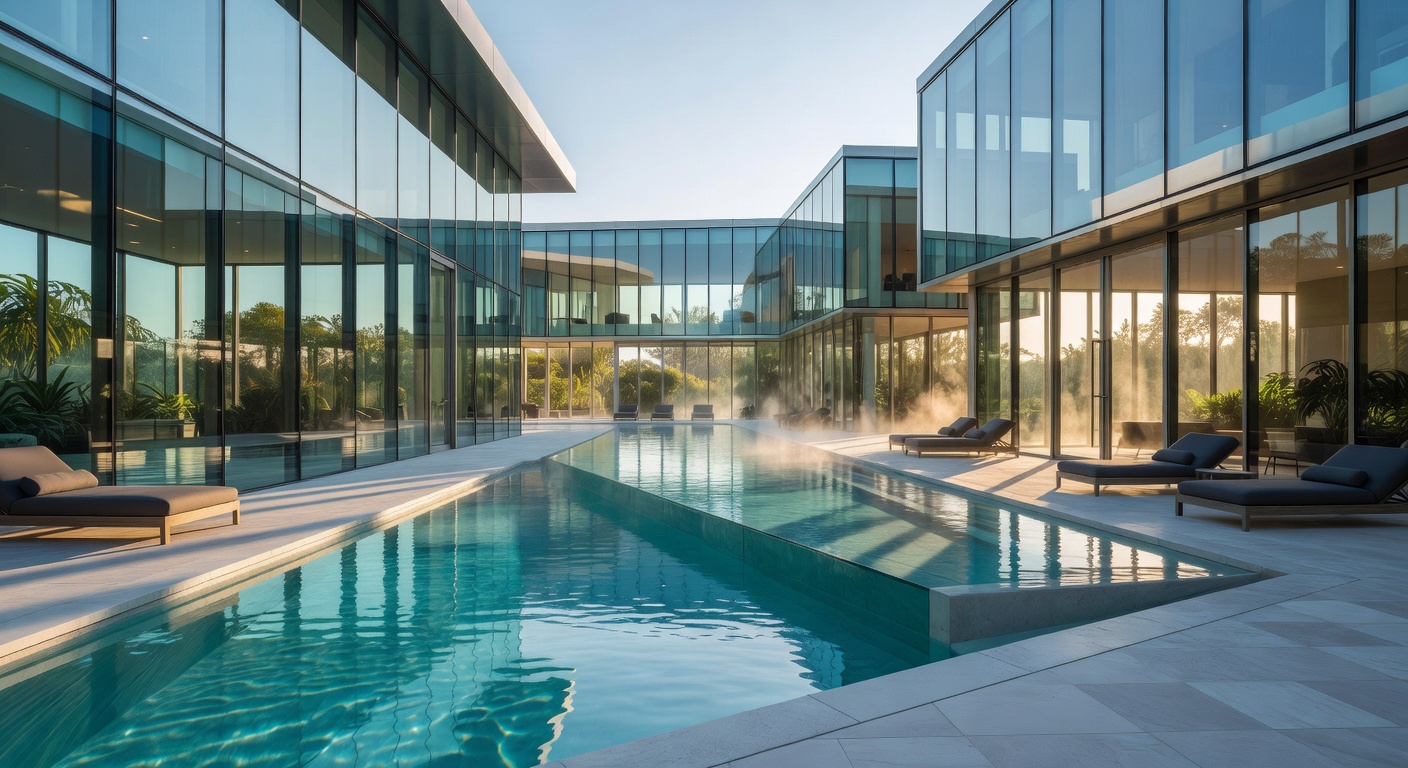 Large luxury pool at Joyfactorypoint